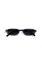 Guli̇te Sunglasses Metal Half Frame Silver Black 2026 - 5