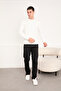 Erkek Basic Uzun Kollu Düz Sweatshirt - 4
