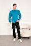 Men's Basic Long Sleeve Plain Sweatshirt - 3
