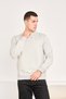 Men's Basic Long Sleeve Plain Sweatshirt - 6