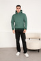 Men's Basic Oversize Hooded Sweatshirt - 2