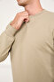 Men's Basic Long Sleeve Plain Sweatshirt - 7