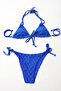 High Waist Lined Cobalt Blue Bikini Set - Rope Tie, Accessory HZL24S-LC2229 - 5
