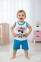 Combed Play Day Printed Men's Suit 12/24 Months