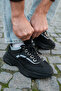 Men's Black Mesh Sneakers 0012157A - 4