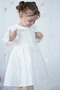 Girl's Dress Baby Collar Long Sleeve Buttoned Special Occasion Birthday Party Cotton Baby Girl Dress - 4