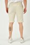 Men's Zipper Detailed Shorts Ecru - 4