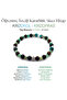 Certified Genuine Original Chrysocolla Chrysoprase Natural Gemstone Misinali Bracelet 4mm 6mm - 2