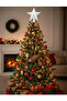 Christmas Tree Topper Large Size New Year Christmas Silvery White Star Topper 1 Piece - 4