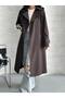 Women's Dumped Maxi Size Trench Coat Zyn-58704