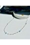 Stainless Steel Evil Eye Nazar Beaded Pearl Gold Necklace - 4