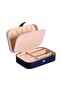 3 Compartments Rectangular Jewelry Box - Jewelry Organizer Ring Earring Necklace Travel Organizer - 4