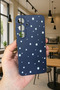 Samsung Galaxy M34 - Minimal Star Pattern Silicone Shock-Absorbing Classic Protective Rubber Case - 2