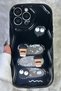 iPhone 12 Pro Coffee Cookie Pattern 3D Cute Shiny Design Cookie Case - 6
