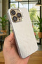 iPhone 16 Pro - Wavy Silver Reflection Transparent Elegant Stylish and Modern Design Wonder Case - 3
