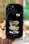 iPhone 13 Pro Max Coffee Cookie Pattern 3D Cute Glossy Design Cookie Case - 2