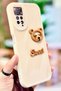 حافظة Redmi Note 11 Pro /12 Pro 4G المتوافقة مع نمط الدبدوب اللطيفة ثلاثية الأبعاد اللطيفة من السيليكون - 3