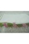 Handcrafted Needle Embroidered Prayer Cover Dowry Cover Mevlit Headscarf Crepe Fabric 145X75 cm - 3