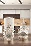 Japanese Rose Metal Paper Towel Holder Silver Home Decoration