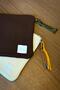 Textured Knitwear Accessory Laptop & MacBook & Tablet Case 13"-14" Inch Compatible Brown Chax823 - 3