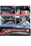 New Generation Flexible Phone Wallet Key Coin Drop Blocker Car Seat Organizer Red - 3