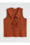 Alita City Bebe Collar Textured Blouse with a Difference - 5