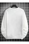 Men's Unisex Usa Printed 3-Thread Ribbed Crew Neck Sweatshirt - 3