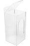 Transparent Acrylic Organizer (10 × 9.5 × 24 cm) – Wall & Tabletop Storage