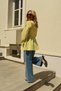 Voule Linen Shirt with Yellow Waist Detail - 2