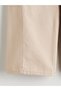 Alita City Lcw Kids Beige Gabardine Straight Wideleg Wide Leg Girls' Cargo Pants - 4