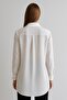 Women's Plus Size Button Detailed Jesica Fabric Fold Sleeve Shirt Collar Tunic - 2