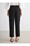 Carrot Cut Women's Trousers with Elastic Waist - 5