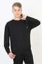 Zippered Respect Printed Black Boy's Sweatshirt - 6