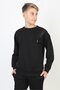 Zippered Respect Printed Black Boy's Sweatshirt - 3