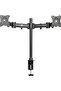 New Fully Adjustable Dual Monitor with Desk Mount Stand for 2 LCDs Screens - 2