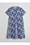 A-Line Dress with Scoop Neckline - 6
