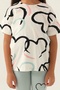 Girl child bermude tight set - cream - 3