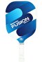 Fusion React Pickleball Paddle, Extra-Wide Fiberglass Surface | Potential for Beginners, Blue