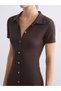 I Devrik Roba Collar Ribbed Dress from Freezen Store - 4