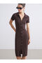 I Devrik Roba Collar Ribbed Dress from Freezen Store - 3