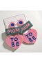 1 Pair Handmade Glass Bead Earrings for 'Mom to Be' Heart Design - 4