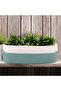 Natural Wicker Look 15X33X10 Multi-Purpose Basket – Decorative and Functional Organizer with Leather Handles - 4