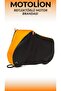 Rks Premium (Lock Compatible) 125 Compatible Motorcycle Tarpaulin Premium (Lock Compatible)-Black