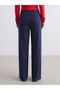 Two Mt Shop Quality Lcw Vision Navy Blue Interlock Plain Standard & Regular Women's Sweatpants - 4