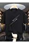 Oversize Crew Neck T-Shirt with Aircraft Print