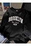 Brooklyn New York Printed Oversize Unisex Women / Men's Crew Neck Sweatshirt