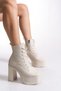 Adara Lila Women's High Heeled Shoes 00122020 Beige
