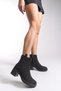 Elorinith Women's Boots 0012561 Black Suede - 3