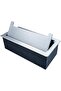 Desktop Power Hub with USB, VGA, Network Ports, Brushed Aluminium Finish - 6