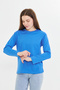 100% Organic Cotton Soft Textured Regular Fit Comfortable Cut Long Sleeve Crew Neck Combed Cotton T-Shirt - 4